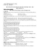 Đề cương ôn tập Giữa kì 1 Lịch sử 11 năm 2025–2026 trường THPT Bùi Thị Xuân (Lâm Đồng)